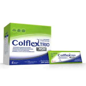 Colágeno Colflex Trio Hidrolisado Sem Sabor 30 Sachês 12g